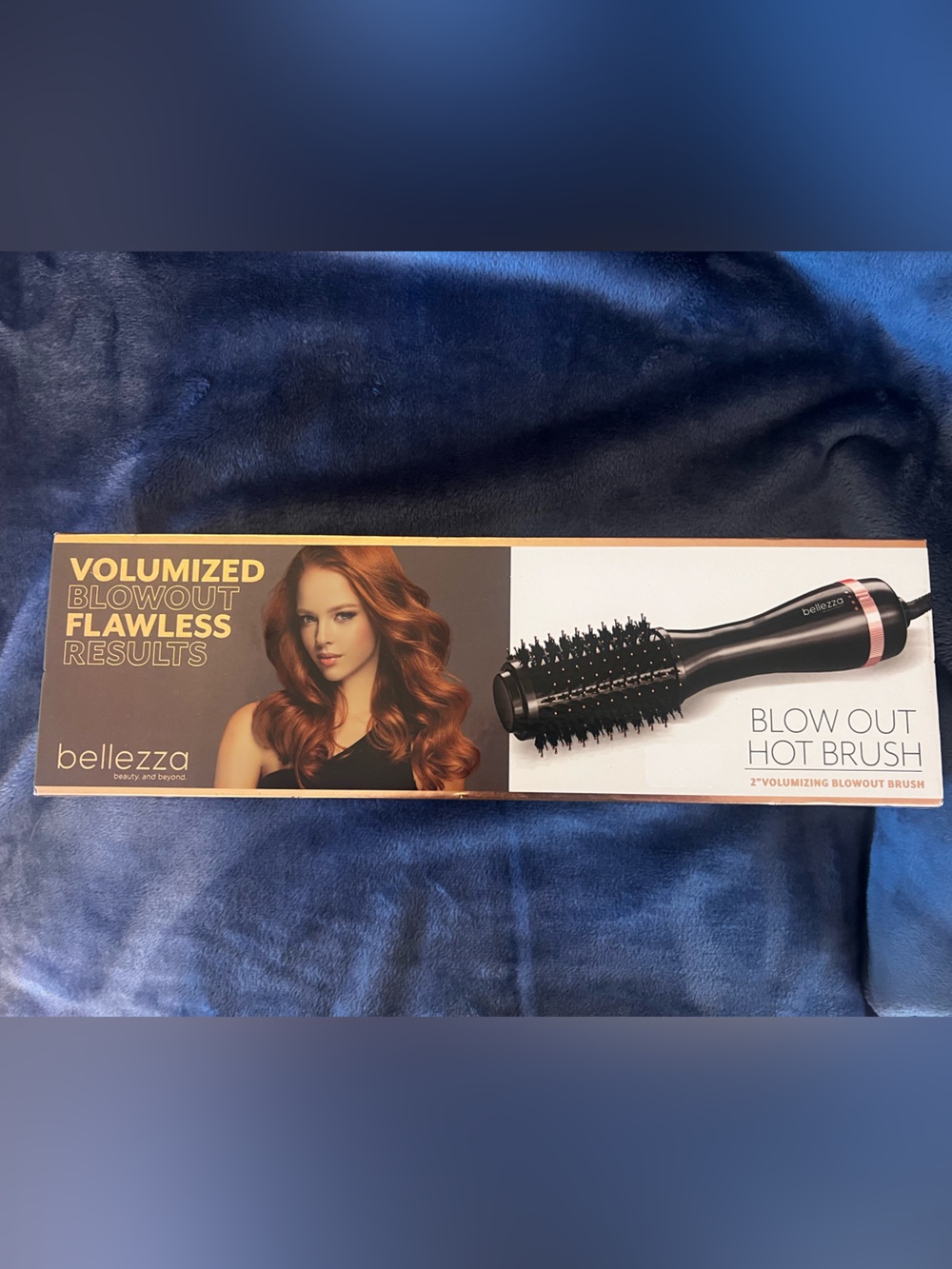 Bellezza volumizing blow out hot brush - Black & Pink - New